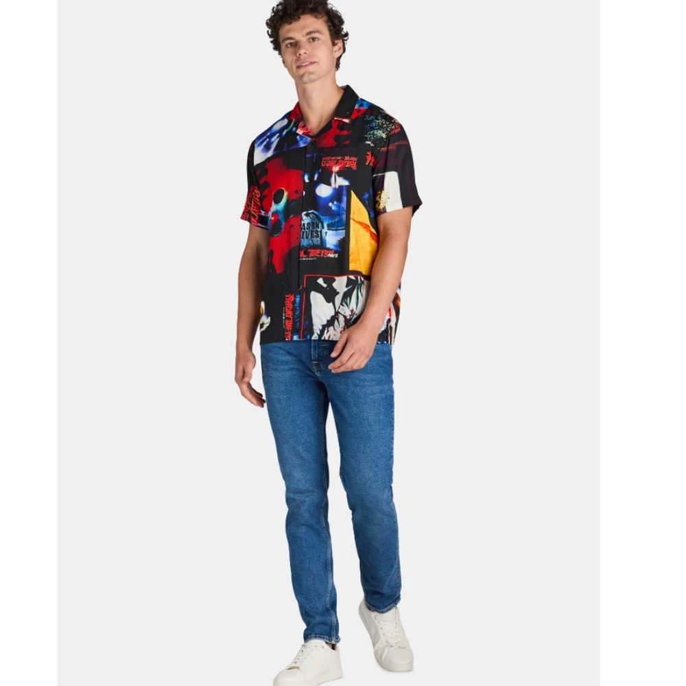 Friday The 13th Mens Graphic Print Shirt
